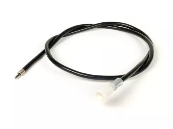 Speedometer cable -BGM ORIGINAL- Vespa PX Lusso (from 1984), PX My, PX Disc, PX 2011, T5 125cc, Cosa 125, Cosa 200, PK50 S Lusso, PK80 S Lusso - black