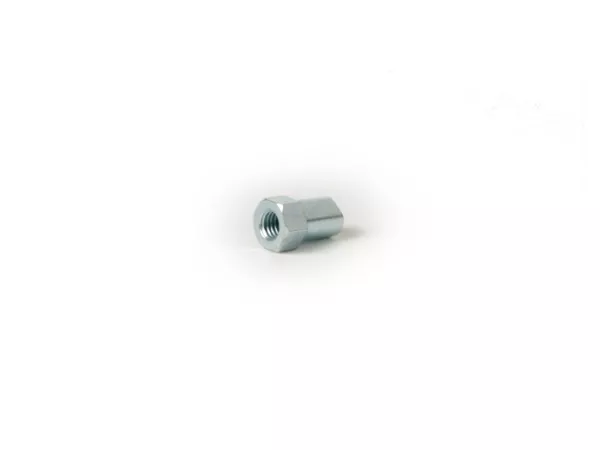 Rändelad mutter bromskabel -BGM ORIGINAL M6 x 1,0mm, SW10- bromskabel fram Vespa PK, bromskabel bak Vespa T5 125cc, konvertering Vespa PX