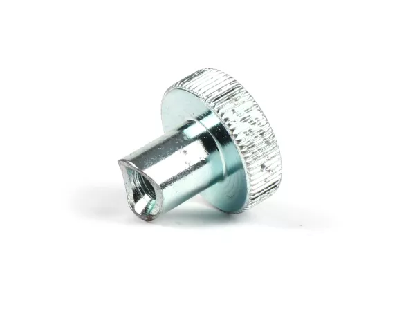 Knurled nut brake cable -BGM ORIGINAL M5 x 0.8mm- (used in Vespa PX (1984-1998), T5 125cc, PK - front brake drum)