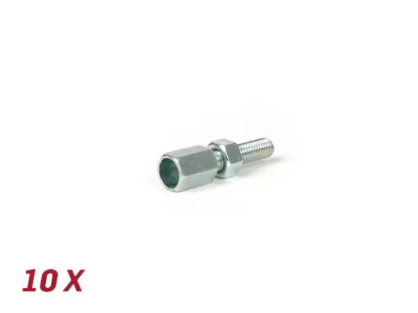 Tornillo de ajuste M5 x 20mm (Øinterior=6,9mm) -BGM ORIGINAL- (usado para palanca de cambios Vespa) - 10 piezas