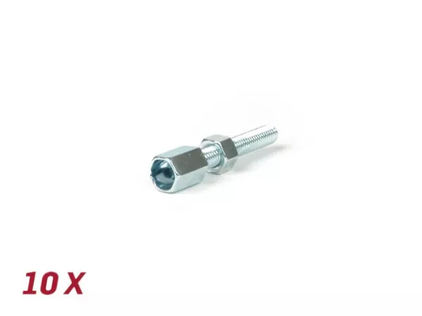 Stelschroef M5 x 30mm (Øinside=6.9mm) -BGM ORIGINAL- (gebruikt voor Vespa koppeling) - 10 stuks