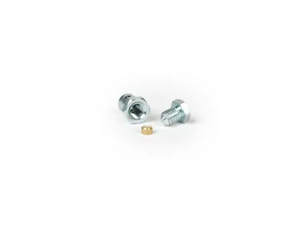 Nipplo di serraggio / nipplo a vite -BGM ORIGINAL- Ø=6,8x8mm- Vespa tutti i modelli (utilizzato per il cavo della frizione / cavo del cambio nel detentore del cambio)