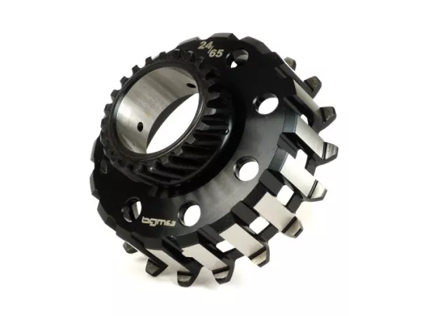 Clutch pinion -BGM PRO- Vespa Cosa2, PX (1995-), BGM Superstrong, Superstrong CR - (for 64/65 tooth primary wheel, helical cut) - 24 teeth