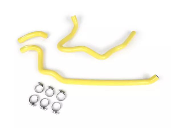 Kit durite de refroidissement -BGM PRO silicone 180°C- Vespa GT 125-200, Vespa GTL 125-200, Vespa GTS 125-300, Vespa GTV 125-250 - jaune