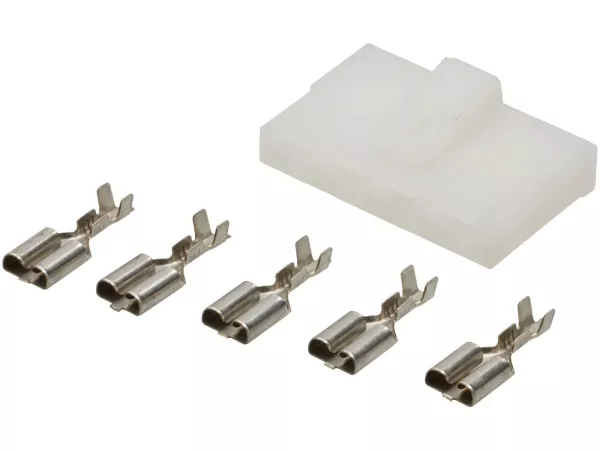 BGMMultiple plug connector for voltage regulator -DUCATI- 4-Pin - Minarelli, Morini, Vespatronic, Varitronic, Parmakit, Polini, IDM, Malossi VesPower, Pinasco Flytech, Sei Giorni, Evergreen, Casa Lambretta, Stratos