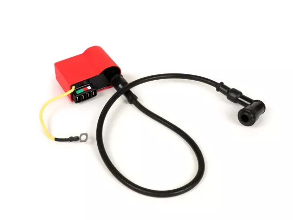Juego CDI - incl. conector de bujía y cable -BGM PRO- Vespa PX (hasta 05/2011), Rally200 (Ducati), PK XL, ET3 - Rojo