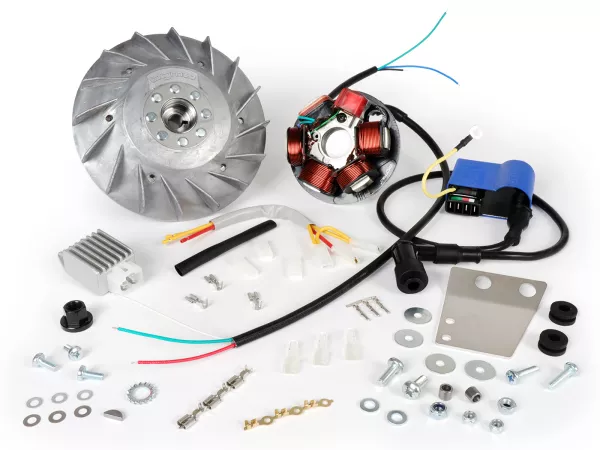 Allumage -BGM PRO 12V Touring - Conversion à l'allumage électronique (Ø19mm) - Vespa V50, 50N, V90, PV, ET3, PK S - 1600g