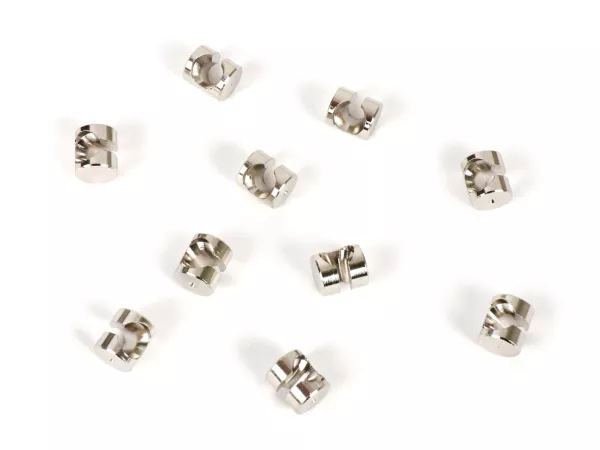 Cable barrel -BGM ORIGINAL- fitting Ø=8x9mm (low head type) - Vespa PX, T5, Rally, Sprint, VBB, VNB, VNA, VBA, Super, TS, GT, GTR, V50, 50N, SS50, SS90, V90, V100, PV, ET3 - 10 pcs