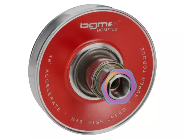 Poulie -BGM PRO Super Torque, Piaggio I-Get AC- Vespa Primavera 150 (ZAPM81200, ZAPM81201, ZAPMA1200, ZAPMA1201, ZAPMD120), Vespa Sprint 150 (ZAPM81401, ZAPMA1400, ZAPMA1401, ZAPMD1201), Vespa LX 125 (ZAPM68300, ZAPM68303), Vespa LX 150 (ZAPM68400), Vespa