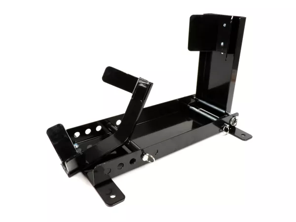 Wheel chock for trailer - scooter stand for front wheel -BGM PRO Vespa, Lambretta, Scooter, Modern Vespa, 8-13 inch tyre- fast and easy parking (requires only one person) of scooter in garage, carport, on trailer or van