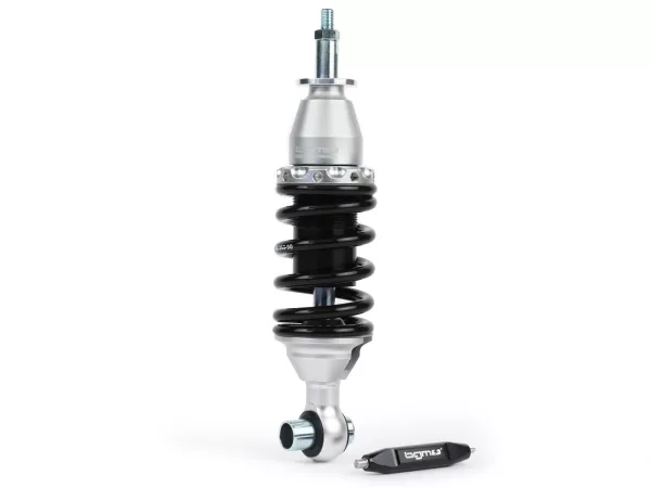 Amortiguador delantero -BGM PRO SC/F1 SPORT, 200mm- Vespa V50, PV125, ET3 - negro/plata