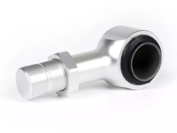 Verlenging / adapter achterschokdemper - BGM PRO - voor schokdemper type R12, + 20-30mm, Lambretta LI, LIS, SX, TV, DL, GP - zilver