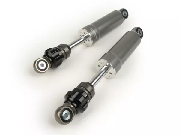 Schokdemper voor -BGM PRO F16 SPORT- Lambretta LI, LIS, SX, TV (series 2-3), DL, GP - staalgrijs