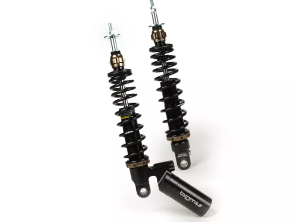 Kit amortisseurs arrières -BGM PRO SC/R12 COMPETITION- Vespa GT, GTL, GTV, GTS 125, 300, 310 (toutes les années), GTS SUPER 300 HPE, SUPERSPORT 300, SUPERTECH 300 HPE - noir