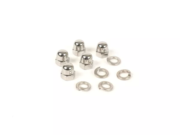 Dopmoerset voor velg Vespa (type PX) -BGM ORIGINAL, roestvrij staal- M8 - SW=13mm