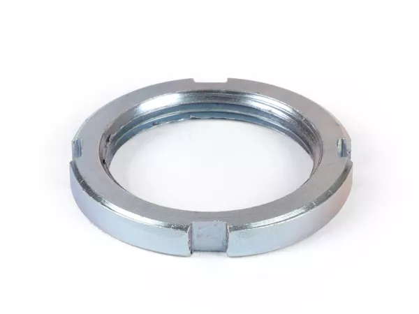 Steuersatzschalenkontermutter h=5mm -BGM ORIGINAL- Vespa PX, Sprint, Rally, GT, GTR, GL, TS, Super, SS180, GS160, V50, V90, PV125, ET3, PK, PKS, PKXL1, Vespa 125 V1 - V15,  V30 - 33,  VU, VM1, VM2