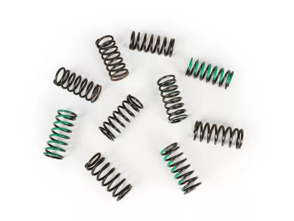 Clutch spring set -BGM PRO- Lambretta LI, LI S, SX. TV (series 2-3), DL/GP - soft (6.2 spring coils, elastic constant=4.7, green) - 10 pcs
