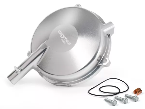 Coperchio frizione -BGM Pro Superstrong CNC Vespa Largeframe (1958-1962) Vespa Largeframe (1958-1962)- Conversione a frizione tipo PX per Vespa VBA1T, VBB1T, VNA2T, VNB1T-VNB3T, VGLA1T, VGLB1T, argento