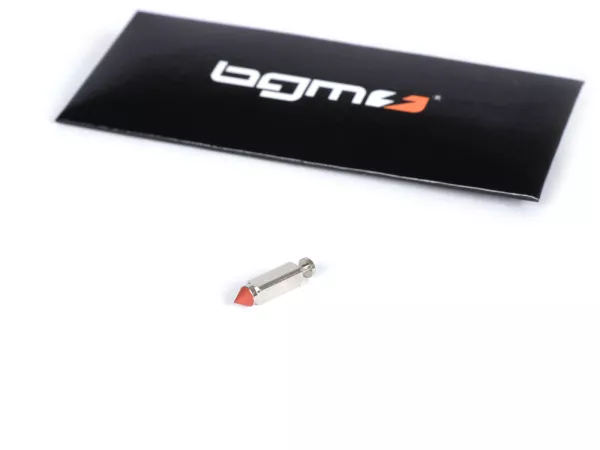 Pointeau de carburateur -BGM PRO- convient à DELLORTO, quadrangulaire, 4,5mm- SI (Vespa PX), SH (Lambretta LI série 3, LIS, SX, TV, DL, GP), PHBH, PHBL - à ressort