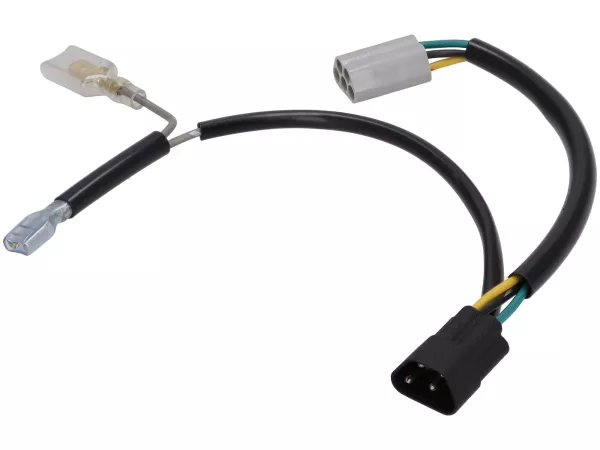 Kabelast -BGM PRO- zur Umrüstung auf LED-Scheinwerfer, Vespa PX80, PX125, PX150, PX200 nur Modelle mit E-Start 1984 bis 1997, Lichtschalter 9 Kabel