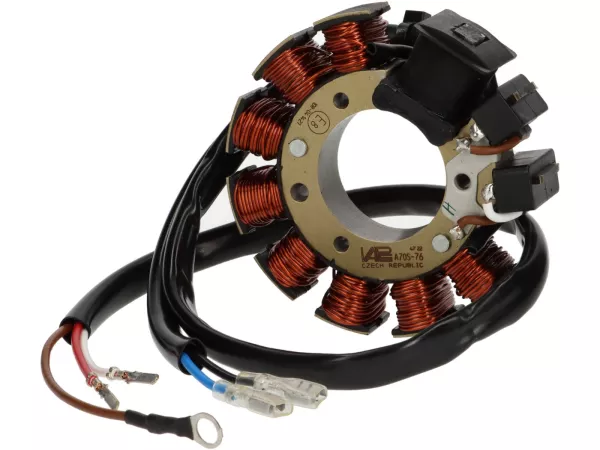 Stator - Tändning/växelströmsgenerator -VAPE- Vespa Smallframe V50, 50N, V90, PV, ET3, PK, PK S, PK XL, PK XL2, HP3, HP4