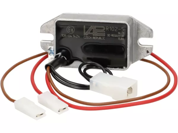 Regulador de tensión - Rectificador -VAPE- 12V, DC - Regulador de onda completa - Corriente de carga DC 13.8V 8A (R102-5)