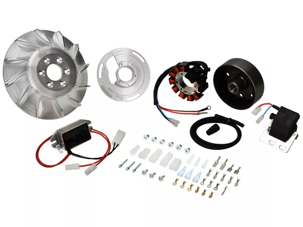 Ontsteking -VAPE Touring , DC- Motovespa Largeframe 125/150 - 125N (V60M), 125S (V60MS), 125N (V101M), 125L (V101M), 125N (542M), 150S (V201M), 150S (502M), 150Sprint (04M), 150GS (04M)
