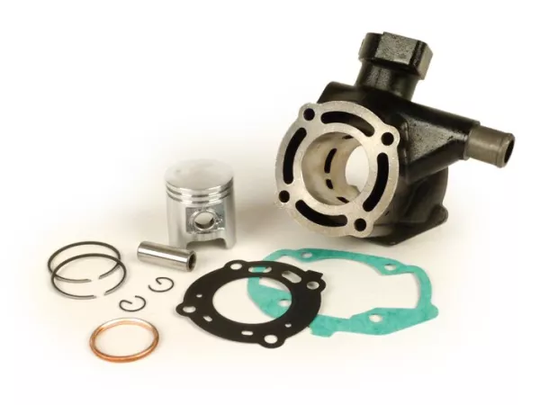 Cylinder kit -BGM ORIGINAL 50 cc- Peugeot LC (horizontal, round cylinder type, 2013-)  Speedfight3 50 LC (type F1A), Speedfight4 50 LC, Jet Force C-Tech