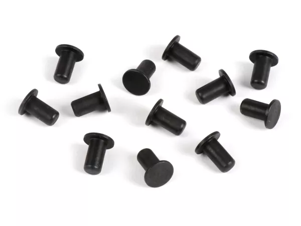 Pivot set voor primaire veer (12 stuks) -BOLLAG MOTOS- Vespa VN, VL, VB, GL150, GS150 / GS3 (VS2-5), ACMA (1955-1957), ACMA GL, Douglas (GL2, 42L2, 92L2, 102L2), Messerschmitt T1, GS1, GS2, Augsburg T2, T3, VD, GS3 (1959-1962).
