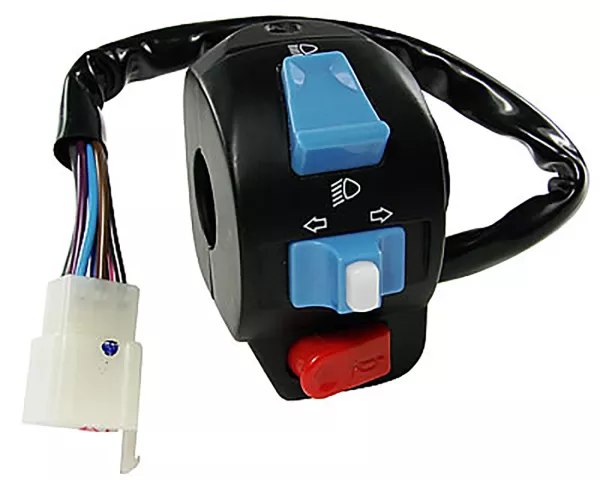 Switch left hand side without brake lever -101 OCTANE- ATU Explorer, Baotian BT49QT, BT50QT, Flex Tech, Huatian, Jackfox, Jmstar, Kreidler, Rex, Sachs