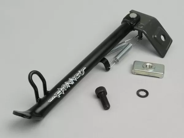 Cavalletto laterale -BUZZETTI- Gilera Stalker, Piaggio NRG, MC2, Storm, Skipper 125-150 2 tempi (anno 1998-99) - Nero