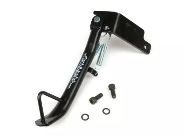 Side stand -BUZZETTI- Gilera Runner 50 (2001-04), Piaggio NRG Extreme, MC3, Fly 50-150, Zip 125 - black