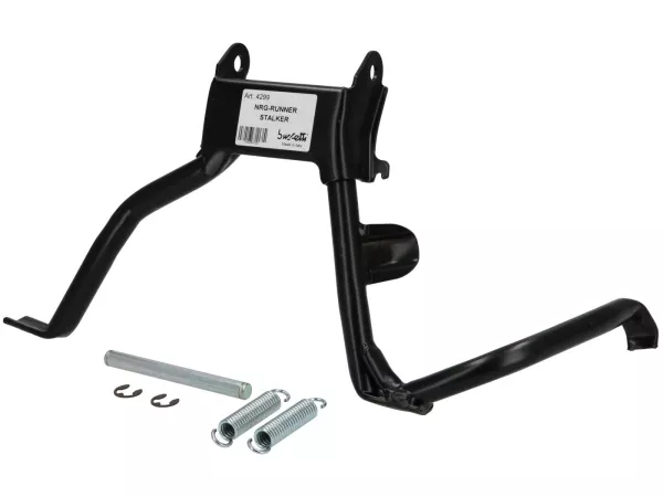 Centre stand -BUZZETTI- Gilera ICE (ZAPC300), Runner50 RST (ZAPC46), Stalker (ZAPC13, ZAPC40), Storm (TEC1T), NRG50 (SAL1T, ZAPC18), NRG Extreme (ZAPC21, ZAPC22) NRG Mc² (ZAPC04), NRG Mc³ (ZAPC32, ZAPC21), NRG Power (ZAPC45)