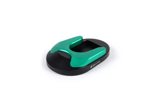 Side stand foot enlarger -BIKERS V2- Vespa GT, GT L, GTS 125-300, GTV, GTS 125-300 Super - green