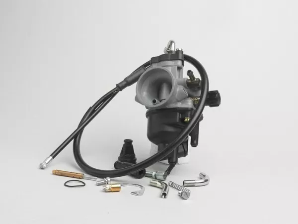 Carburateur -DELLORTO 20,5mm PHVB ED- voorbereid voor elektrische choke - incl. kabel choke kit (HD=82, ND=50, MR=212 + 260FU, NA=M6 + W22, SL=40) - AW=28mm