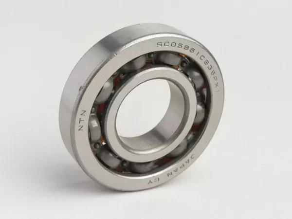 Kullager -BB1 3096- (25x56x12mm) 9 kulor - (används till vevaxel Honda 50 ccm (typ Bali), Peugeot 100 ccm)