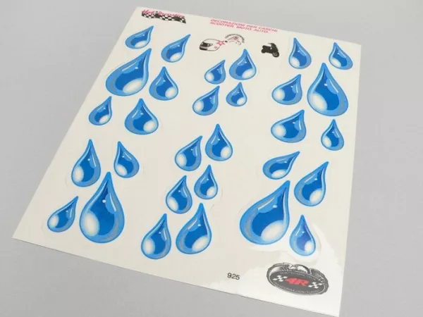 Sticker Set DROP 200x240mm - Décoration de scooter de haute qualité ...