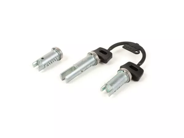 Lock cylinder set -OEM QUALITY- Vespa PK XL2, PK HP - 3-pieces