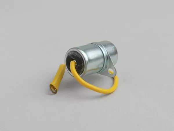 Condensador -EFFE, Ø=20mm, h=31mm, µF 0,32, 1-hilo- Vespa V50 N, V50 L, V50 R, V50 Special, V90, 90 SS, PV125