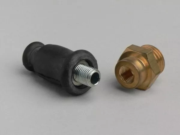 Right angled tube for choke cable -ARRECHE- Arreche, Mikuni TMX 27, Mikuni TMX 35 - 0° short