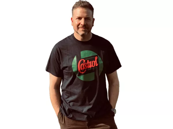 T-Shirt -CASTROL, Classic- noir - L