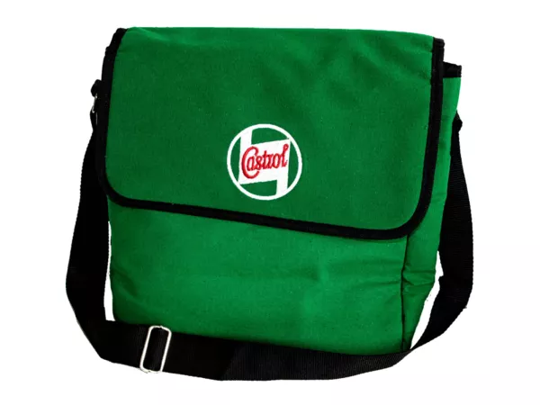 Bolso bandolera -CASTROL, Classic 30x10x30cm- verde