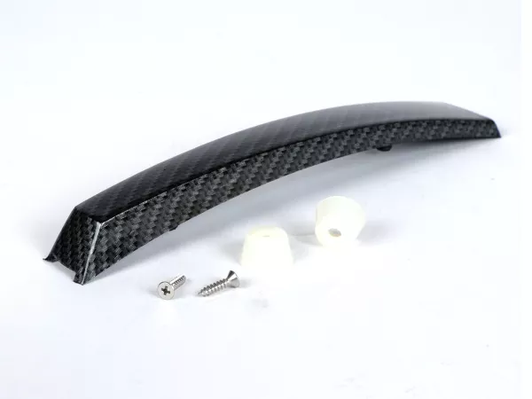 Mudguard crest -CIF carbon Look- Vespa P-range (-1984)