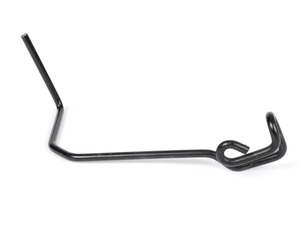 Seitenhaubensicherungsfeder links -CASA LAMBRETTA- Lambretta DL/GP 125, DL/GP 150, DL/GP 200, J 50 De Luxe, J 50 Special, J 125 (4 Gang, 1968-), LI Special 125 (06.1968-), SX 150 (06.1968-), SX 200 (06.1968-)
