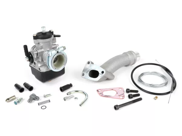 Kit carburatore -POLINI 3 fori, 24mm Dellorto PHBL, valvola rotante- Vespa PK XL