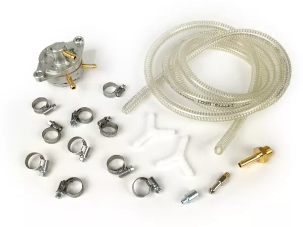 Benzinepompset -MIKUNI- Debiet 20 l/u - Type spiraalversterkte Toyox-slang