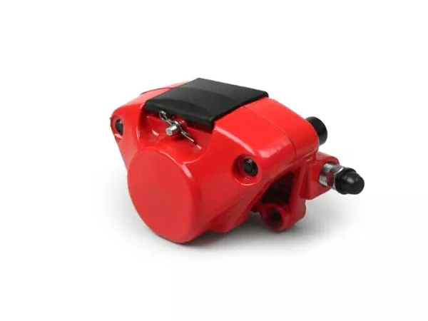 Brake caliper, rear -PIAGGIO, red- Gilera DNA 50 (ZAPC2700000001000, ZAPC2700001000001), Gilera Runner 1 125 (ZAPM0700000001001), Gilera Runner 1 180 (ZAPM0800000001001)