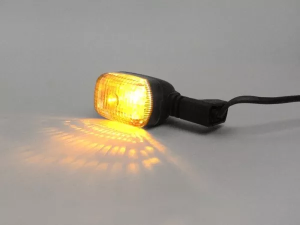 Blinker -GILERA- DNA 50-180, ICE 50, Nexus 500, Piaggio NRG Power 50 - smoked - vorne rechts/hinten links