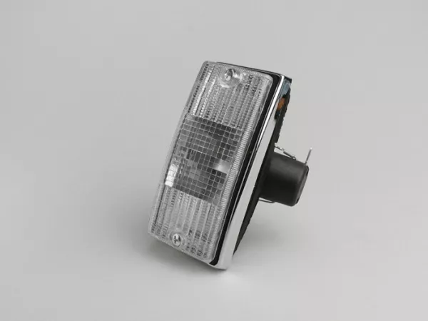 Blinker -PIAGGIO- Vespa PX80, PX125, PX150, PX200, T5 125cc vorne rechts - Weiss