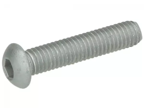 Schraube Innensechskant-Flachkopf -ISO 7380- M6 x 30mm (Festigkeit 10.9) - (Verwendet für Bremsscheiben Piaggio, Gilera)